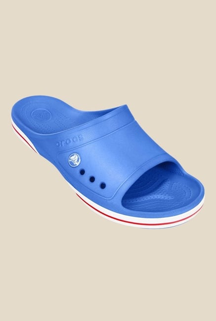 Crocs Crocband-X Varsity Blue & White Flip Flops Crocs Crocband-X Varsity Blue & White Flip Flops