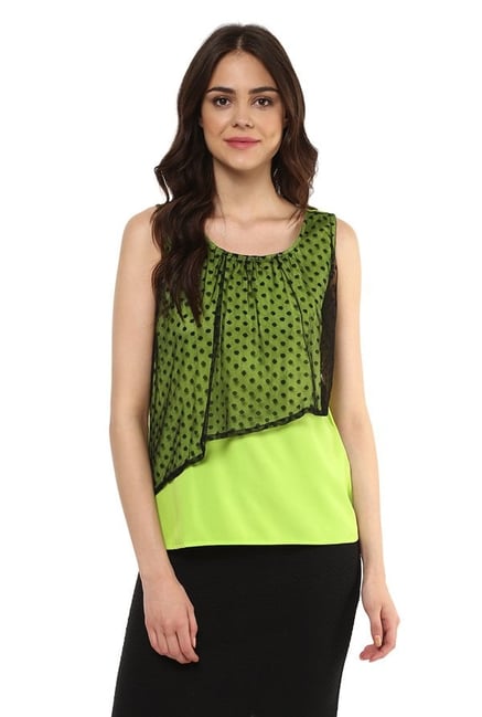 Mayra Lime Lace Top Mayra Lime Lace Top