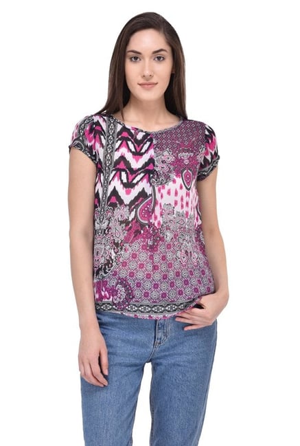 Mayra Multicolor Printed Top Mayra Multicolor Printed Top