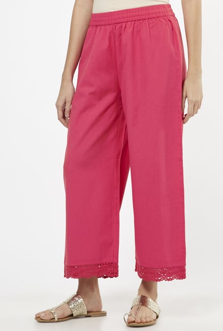 Utsa by Westside Pink Palazzos Utsa by Westside Pink Palazzos