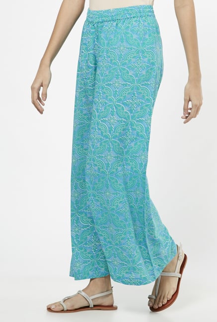 Utsa by Westside Turquoise Palazzos Utsa by Westside Turquoise Palazzos