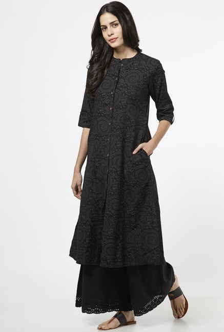 Utsa by Westside Black Kurta Utsa by Westside Black Kurta