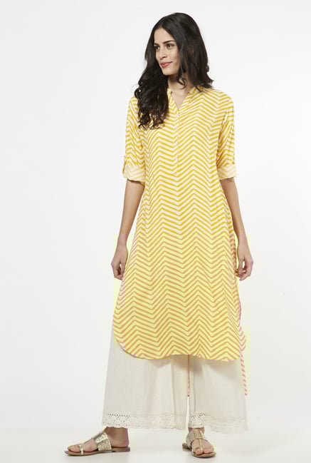 Utsa by Westside Yellow Kurta Utsa by Westside Yellow Kurta