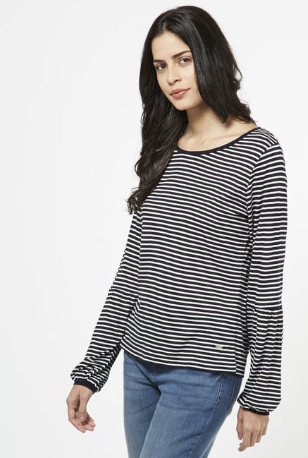 LOV by Westside Navy Brenda T-Shirt LOV by Westside Navy Brenda T-Shirt