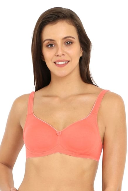 Jockey Blush Pink Non Wired Non Padded T-Shirt Bra - 1250 Jockey Blush Pink Non Wired Non Padded T-Shirt Bra - 1250