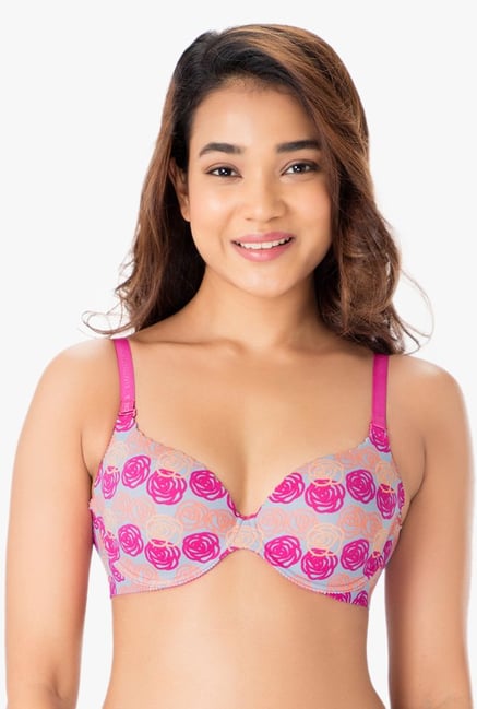 PrettySecrets Grey Under Wired Padded T-Shirt Bra PrettySecrets Grey Under Wired Padded T-Shirt Bra