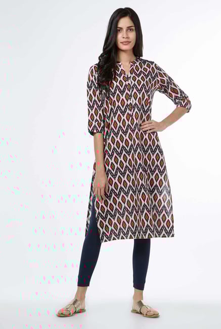 Utsa by Westside Black Ikat Kurta Utsa by Westside Black Ikat Kurta