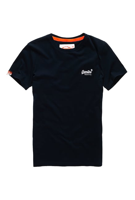 Superdry Navy Cotton T-Shirt Superdry Navy Cotton T-Shirt