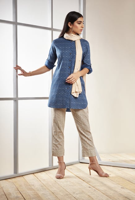 Utsa by Westside Indigo Kurti Utsa by Westside Indigo Kurti