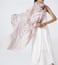 Meesha Pink Merino Printed Scarf