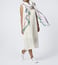 Aish White & Pink Champa Sarong Scarf