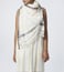 Aish Off White Triangle Saatvik Scarf