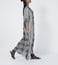 Aish Black & White Jim Kaftan Dress