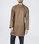Raffughar Brown Pheran Printed Kurta