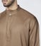 Raffughar Brown Pheran Printed Kurta