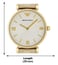 Emporio Armani AR11127 Silver Gianni T-Bar Watch For Women