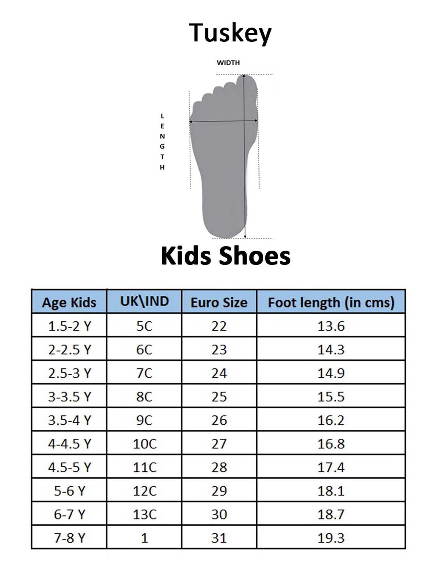 6c shoe size age
