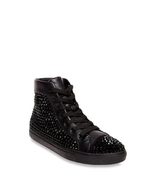 Steve Madden Crescent Black Ankle High Sneakers Steve Madden Crescent Black Ankle High Sneakers