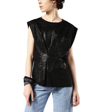 Diesel Black T-Sofya Canotta T-Shirt Diesel Black T-Sofya Canotta T-Shirt