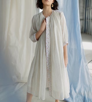 Itr by Khyati Pande White Origami Over Jacket Itr by Khyati Pande White Origami Over Jacket