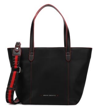 Armani Exchange Nero Allday Contrast Piping Tote Armani Exchange Nero Allday Contrast Piping Tote