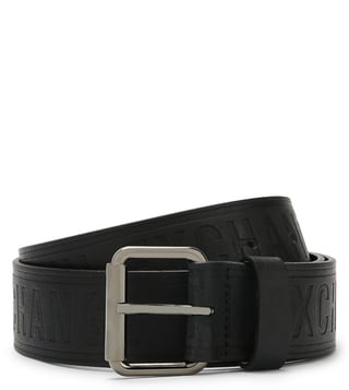 Armani Exchange Nero Embossed Bicolor Logo Belt Armani Exchange Nero Embossed Bicolor Logo Belt