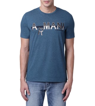 Armani Exchange Reflecting Pond Drab Slim Fit Logo T-Shirt Armani Exchange Reflecting Pond Drab Slim Fit Logo T-Shirt