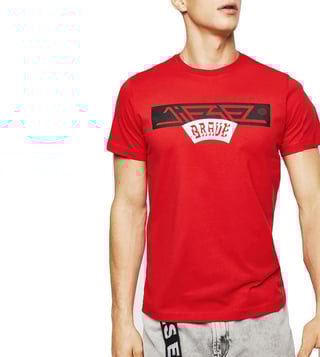 Diesel Red T-Diego-A1 Maglietta Comfort Fit Logo Print Crew T-Shirt Diesel Red T-Diego-A1 Maglietta Comfort Fit Logo Print Crew T-Shirt