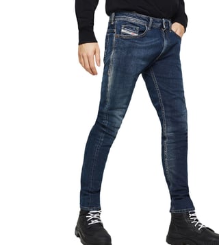 Diesel Blue Thommer L.32 Pantaloni Skinny Fit Jeans Diesel Blue Thommer L.32 Pantaloni Skinny Fit Jeans
