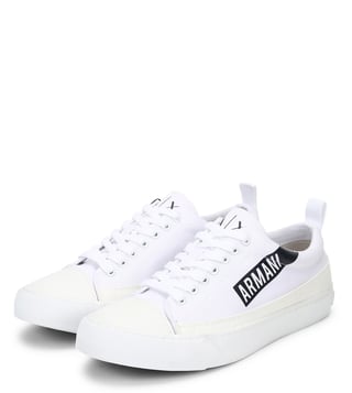 Armani Exchange Optical White Logo Men Sneakers Armani Exchange Optical White Logo Men Sneakers