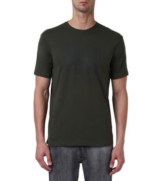 Armani Exchange Deep Depths Regular Fit Logo Crew T-Shirt Armani Exchange Deep Depths Regular Fit Logo Crew T-Shirt