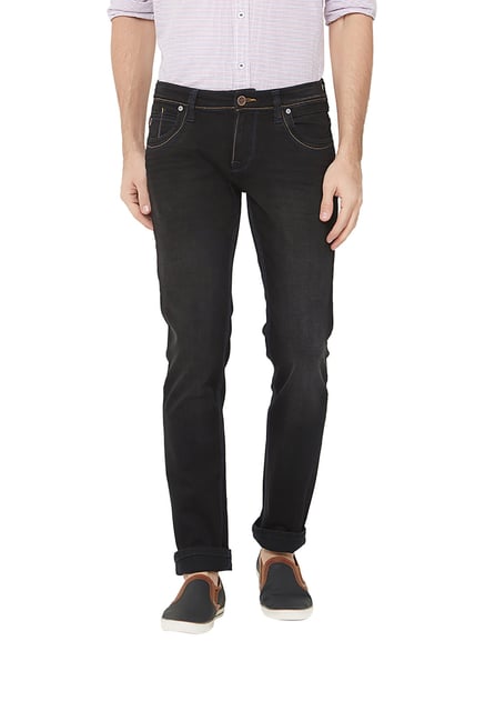 Integriti Black Skinny Fit Mid Rise Jeans Integriti Black Skinny Fit Mid Rise Jeans