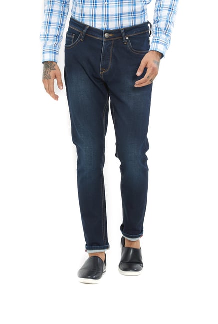 Integriti Blue Slim Fit Mid Rise Jeans Integriti Blue Slim Fit Mid Rise Jeans