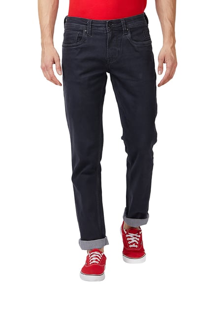 Integriti Black Skinny Fit Mid Rise Jeans Integriti Black Skinny Fit Mid Rise Jeans