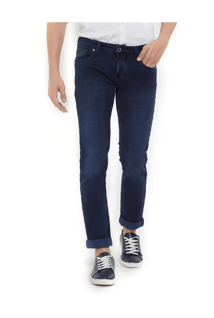 Integriti Blue Skinny Fit Lightly Washed Jeans Integriti Blue Skinny Fit Lightly Washed Jeans