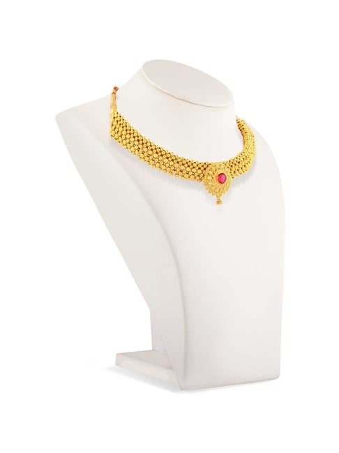 Buy Malabar Gold And Diamonds 22 Kt Gold Necklace Online At Best Price