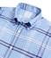 Brooks Brothers Light Blue Oxford Windowpane Regent Fit Sport Shirt