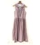 Itr by Khyati Pande Maroon & Grey Striped Skipper Dress