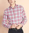 Brooks Brothers Red Fleece Slim Fit Red & White Twill Gingham Sport Shirt