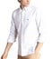 Brooks Brothers Red Fleece Slim Fit White Oxford Windowpane Sport Shirt