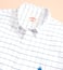 Brooks Brothers Red Fleece Slim Fit White Oxford Windowpane Sport Shirt