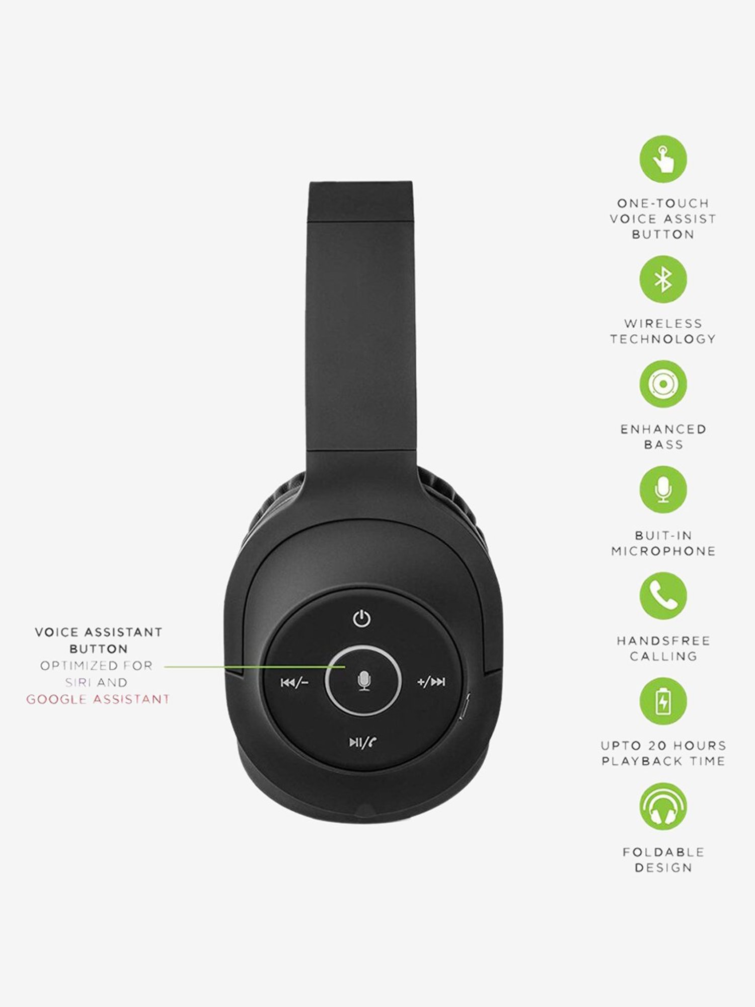 soundlogic voice assistant headphones