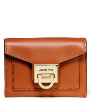 MICHAEL Michael Kors Burnt Orange Manhattan Small Wallet MICHAEL Michael Kors Burnt Orange Manhattan Small Wallet