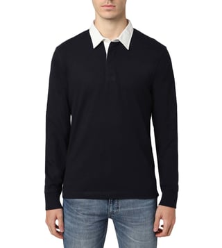Armani Exchange Deep Navy Regular Fit Polo T-Shirt Armani Exchange Deep Navy Regular Fit Polo T-Shirt