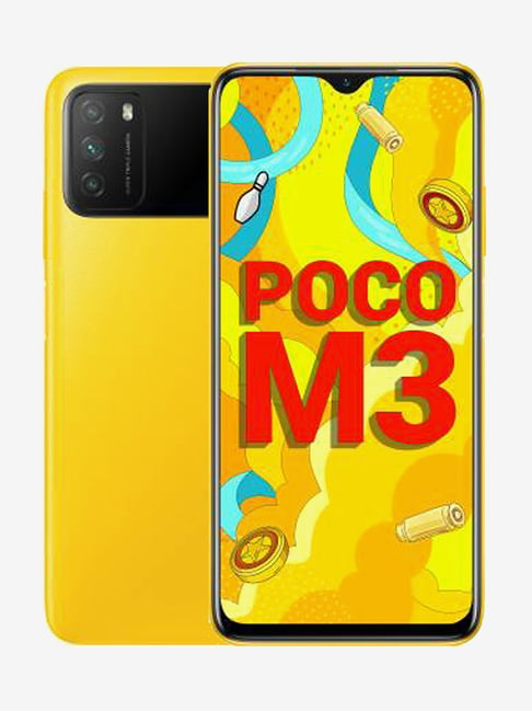 Buy POCO M3 64 GB Yellow 6 GB RAM Dual SIM 4G Online At Best Price