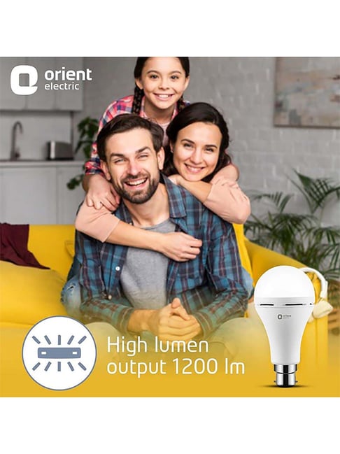 Buy Orient LED12WBL EM65KB22 12W B22 Emergency LED Bulb Online At Best