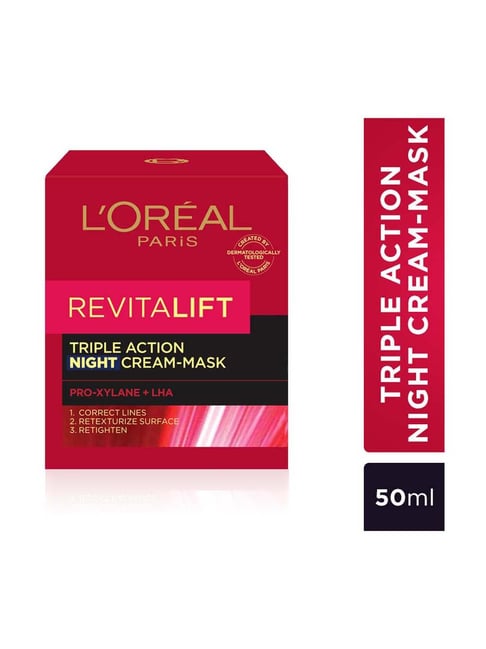 Buy L Oreal Paris Revitalift Triple Action Night Cream Ml Online