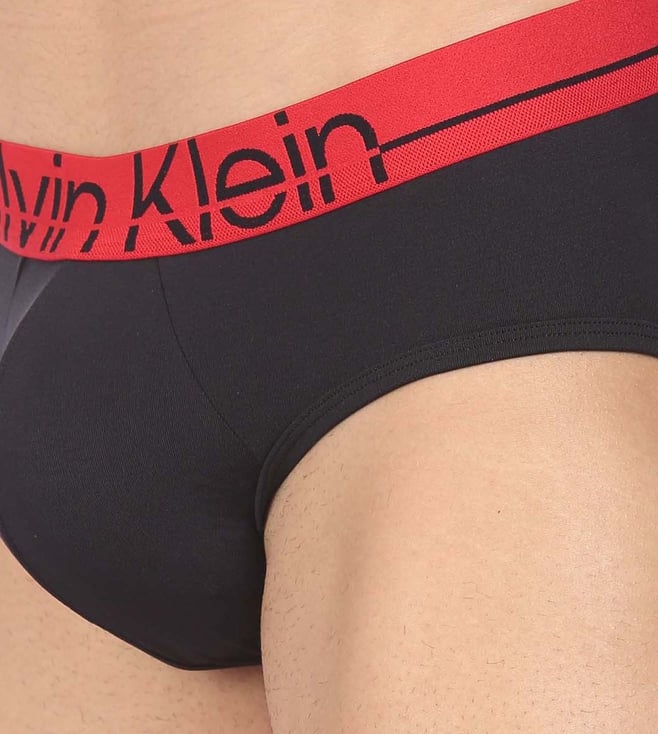 Buy Calvin Klein Underwear Black Logo Classic Fit Briefs For Men Online