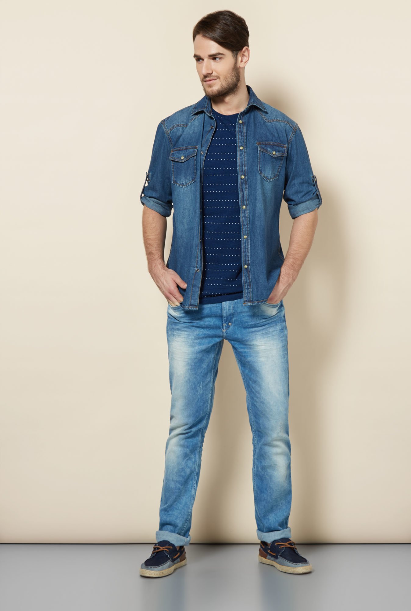 celio denim shirt