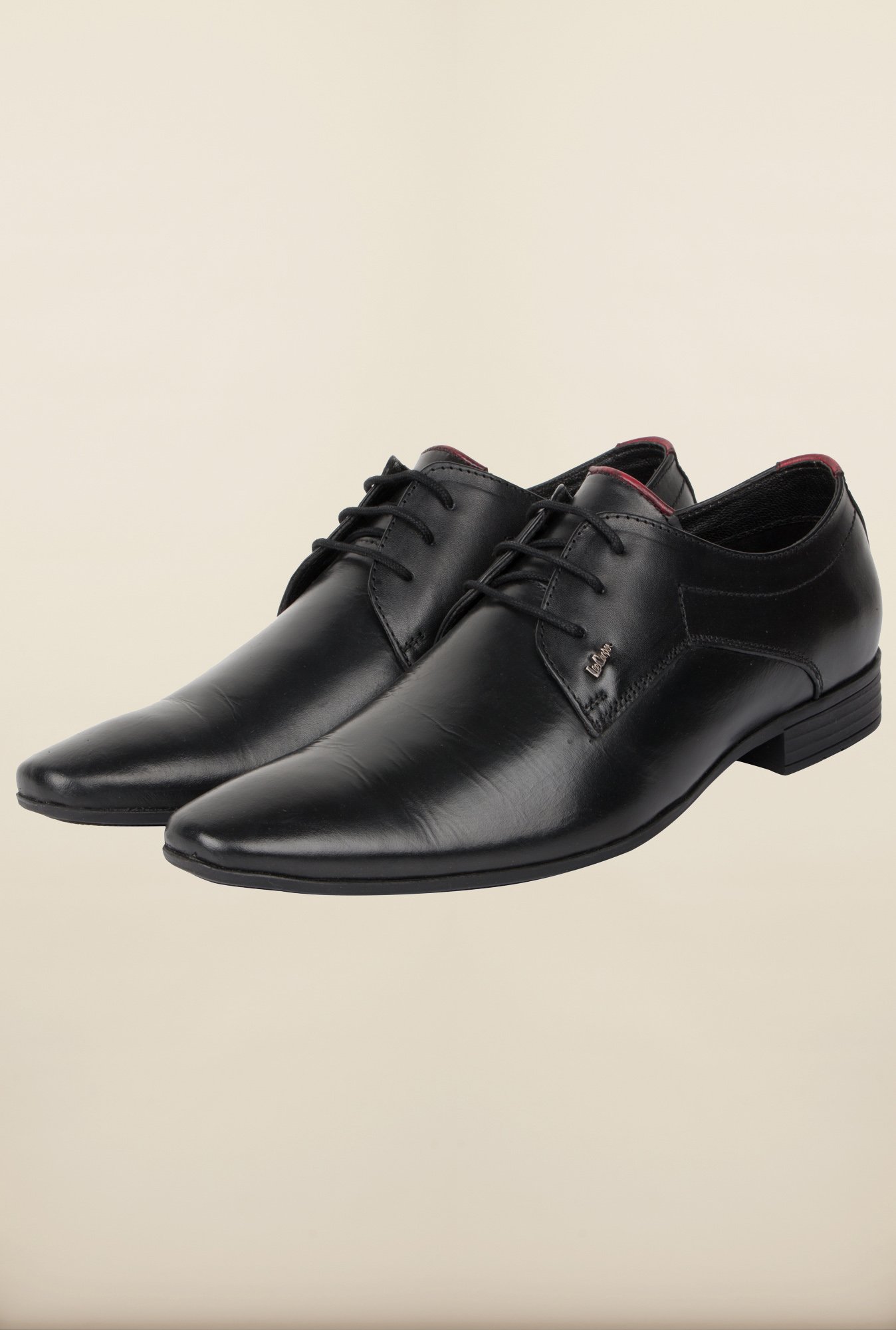 lee cooper black formal shoes